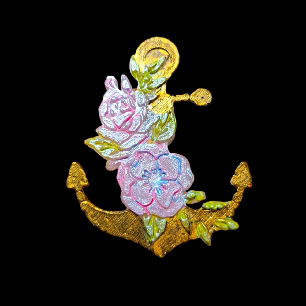 Floral Anchor Car Freshner Freshie